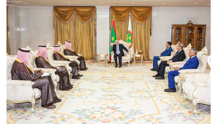 President of the Republic receives a delegation from the Kingdom of Saudi Arabia