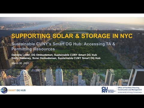 2023 NYC Solar + Storage Installer Workshop