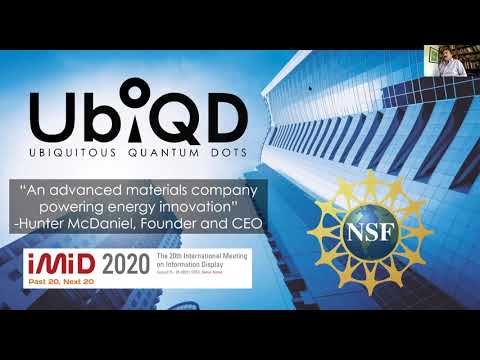 IMID2020: Quantum Dot Luminescent Solar Concentrators: The Future of Energy