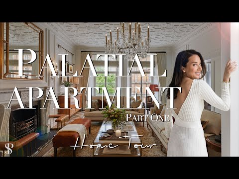 HOUSE TOUR | LUXURY PALATIAL APARTMENT | PART ONE | INTERIOR DESIGN | 4K