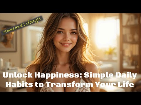 Unlock Happiness: Simple Daily Habits to Transform Your Life #HomeandLifestyle