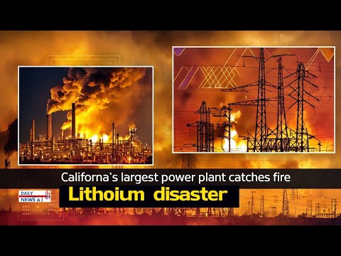 Massive Fire at California&#039;s Largest Lithium Battery Plant: Toxic Smoke and Evacuations