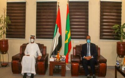 وزير الشؤون الخارجية يجري لقاء مع وزير الدولة الاماراتي