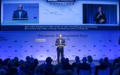 مشاركة فخامة رئيس الجمهورية في الدورة الخامسة عشرة الأوروبية حول التنمية
