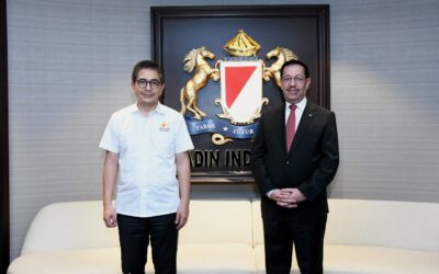 السفير يلتقي رئيس غرفة التجارة والصناعة الإندونيسية
