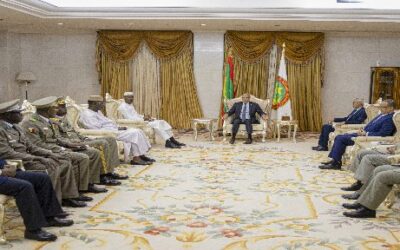 رئيس الجمهورية يستقبل وزير الدفاع والمحاربين القدامى بجمهورية مالي