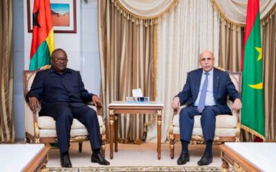 رئيس الجمهورية يجري محادثات مع رئيس غينيا بيساو